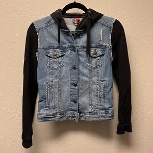 Divided by H&M jean jacket with hood